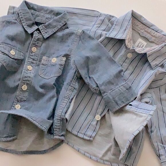 Levi’s Jeans & 2 Gap Shirts (3 pieces) 3M, 3-6M & 6-12M - Picture 6 of 6